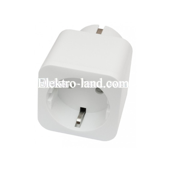 Умная WIFI розетка с заземлением LUXEL sm-05 белая